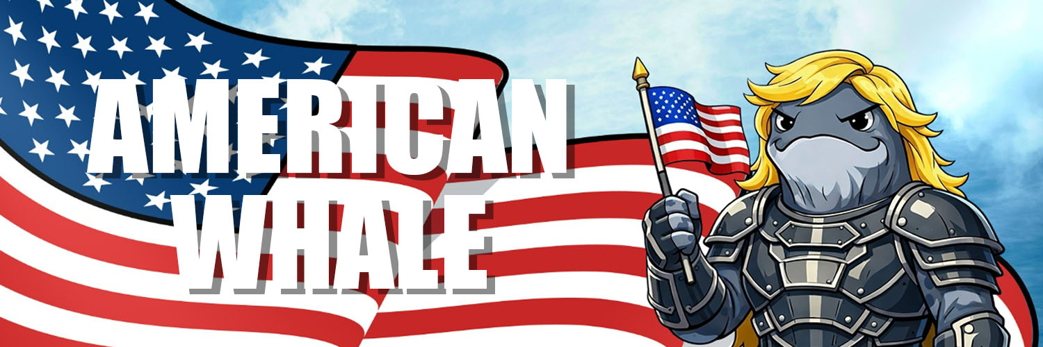 American Whale Banner